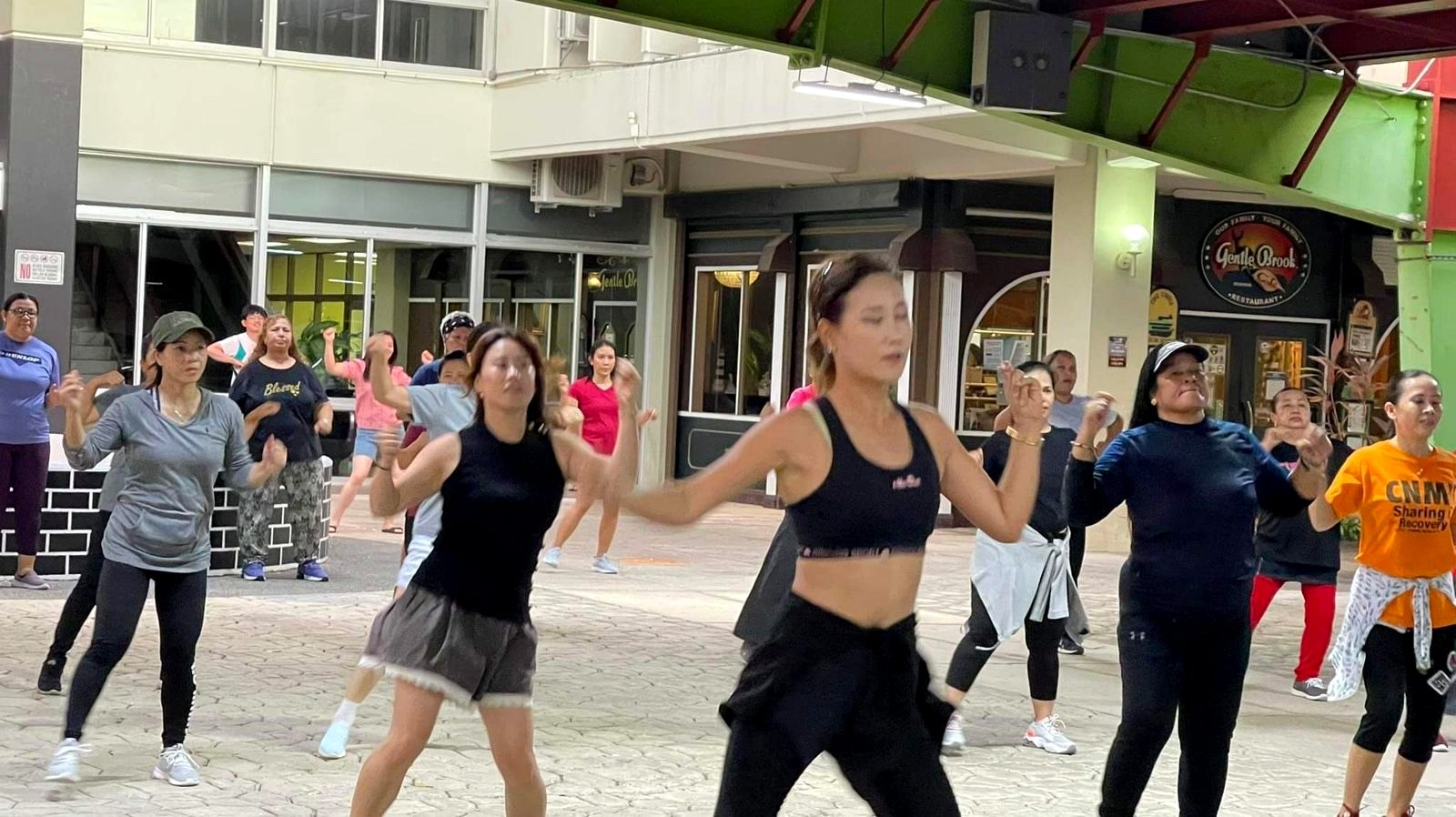 Community Zumba dance session